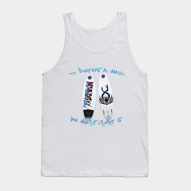 SW Thrawn Burgundy-Blue Surfboard Style v1 Tank Top by #StarWars SWAG 77 Style